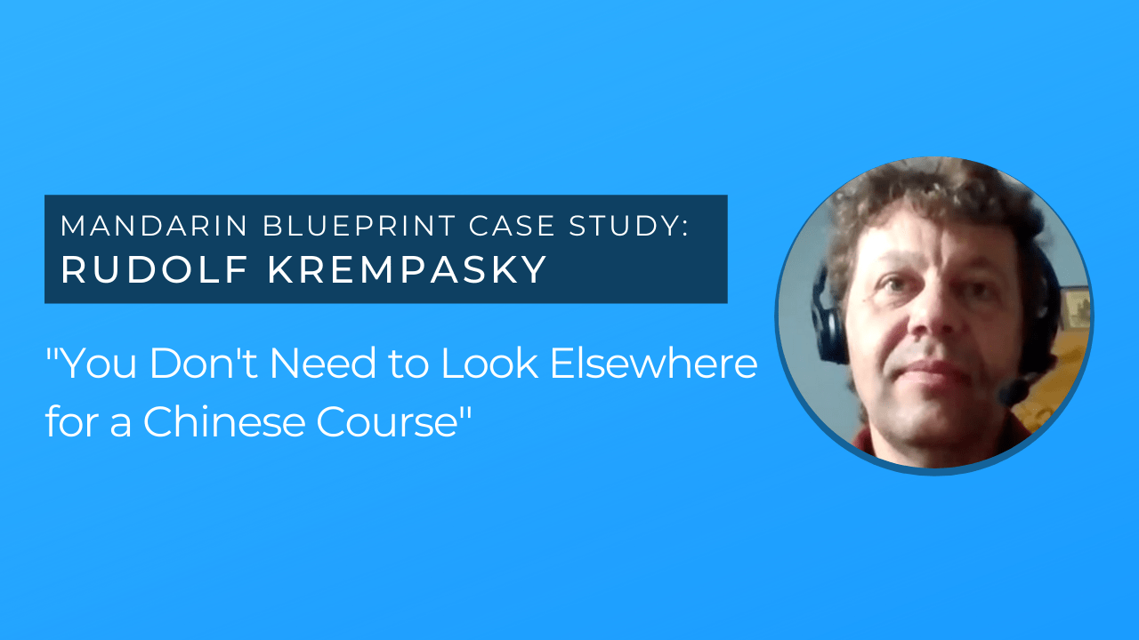 “You Don’t Need to Look Elsewhere for a Chinese Course” – Rudolf