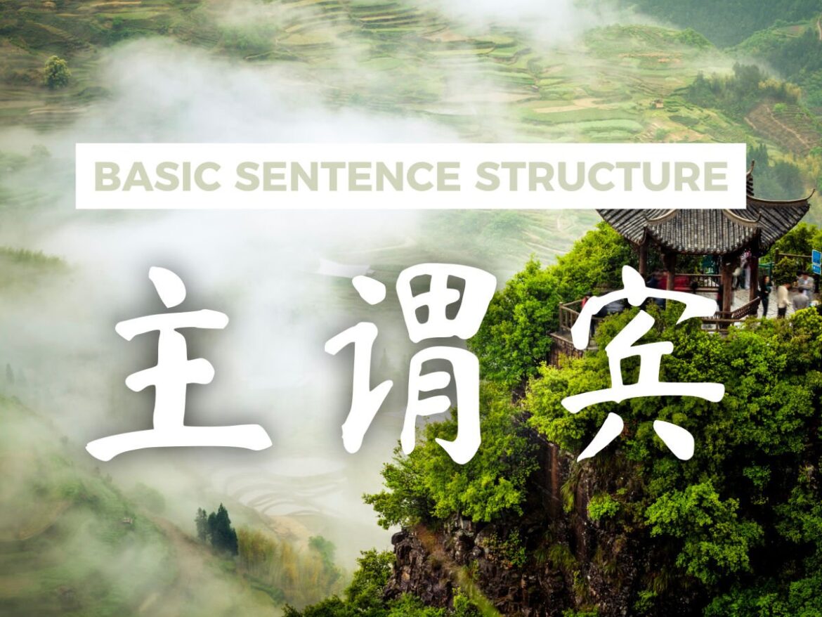 basic grammar structure of Chinese sentences