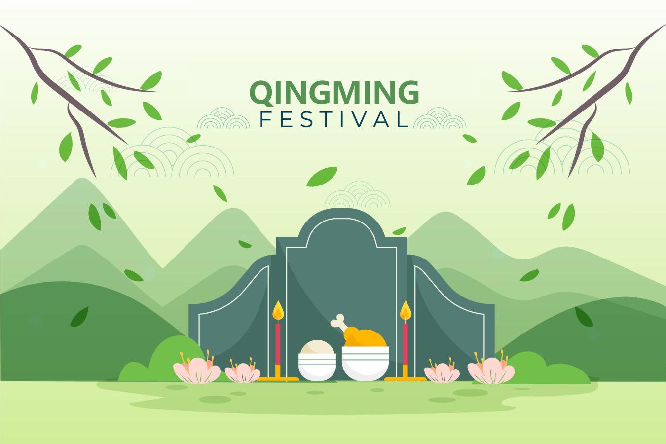 Qingming Festival Q ngm ng Ji Mandarin Blueprint
