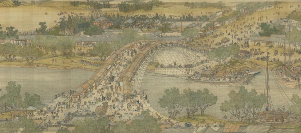18th-century remake of the Qingming painting