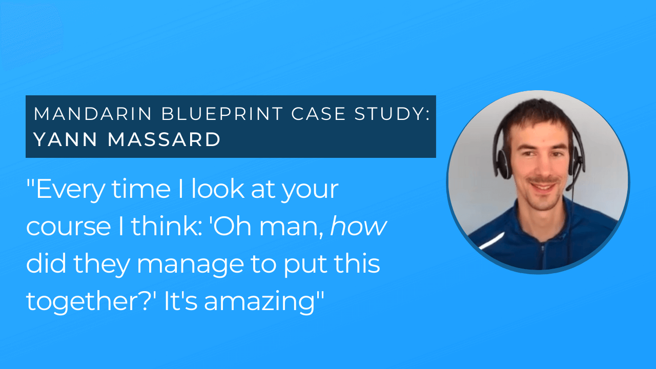 Yann’s 4th Language is Mandarin, How Is It Learning the MB Way?