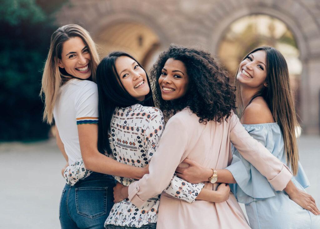 group of female friends