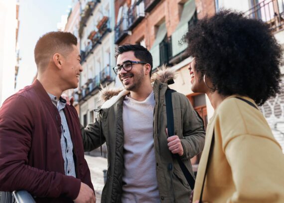 young people using chinese slang