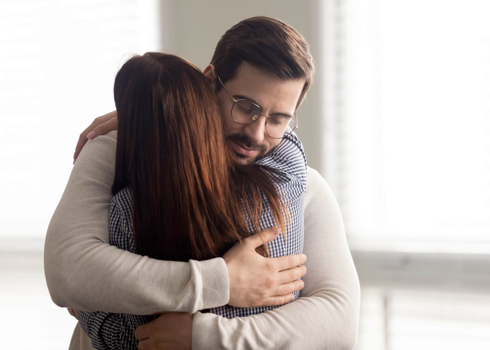 couple hugging each other