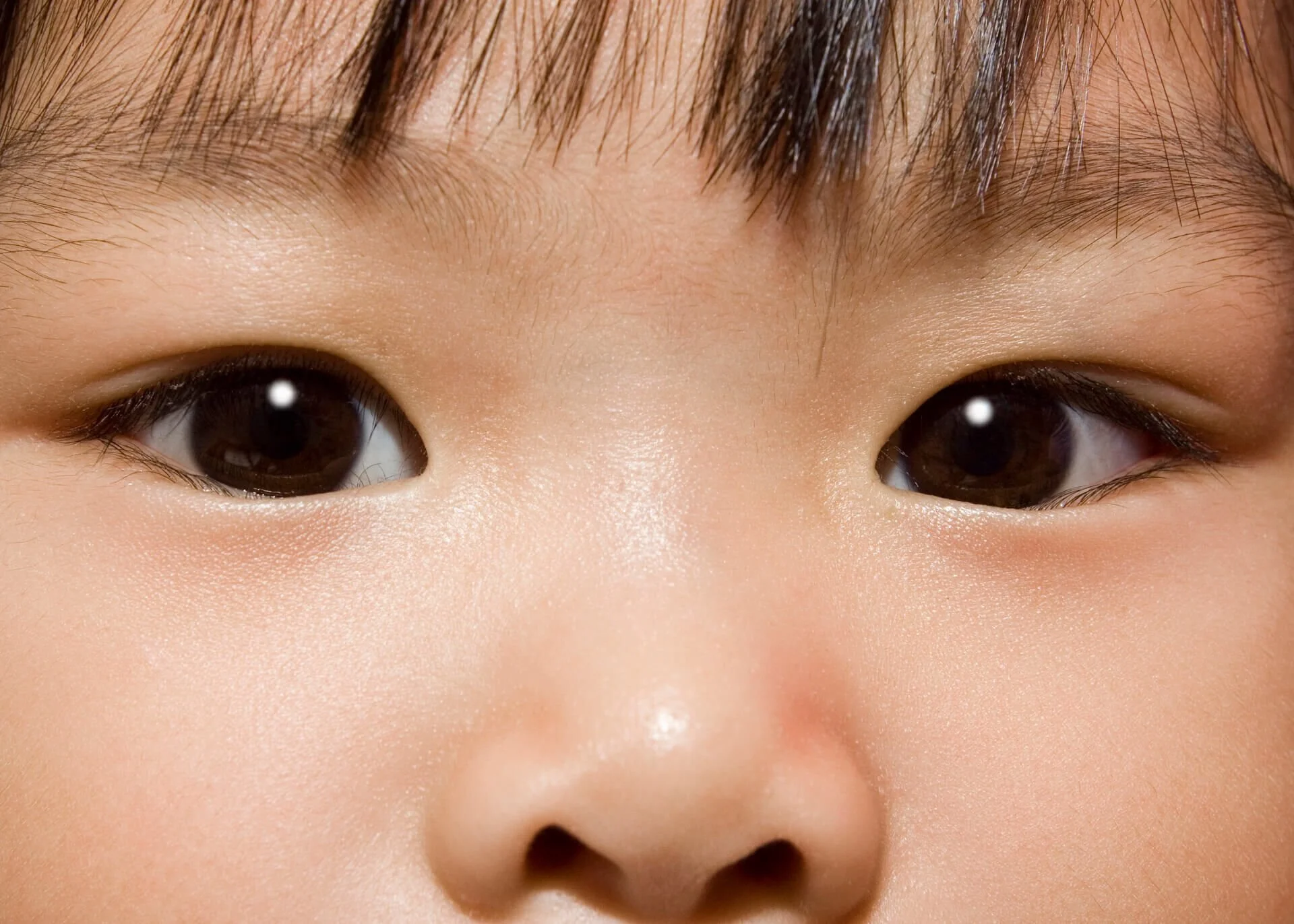 eyes of asian child