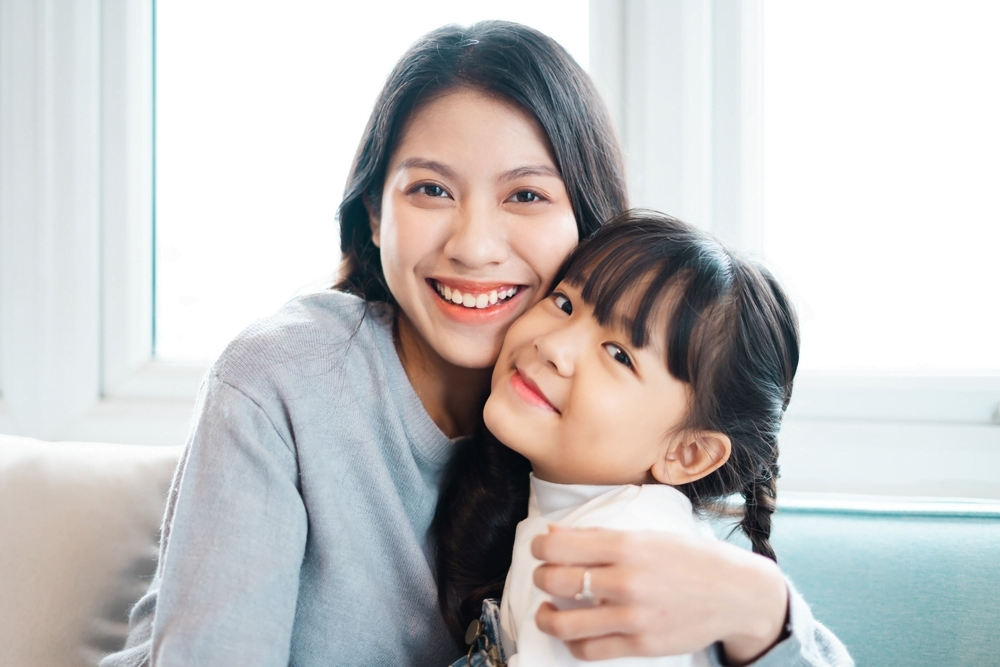 mother and daughter