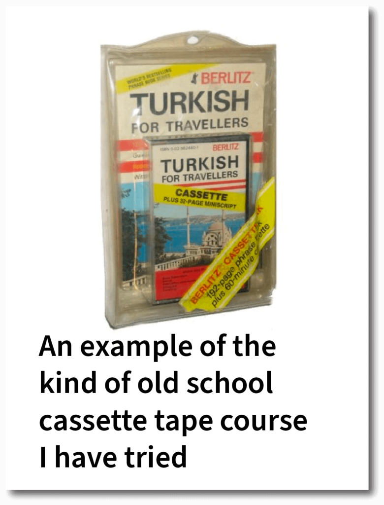 Old school cassette tape course