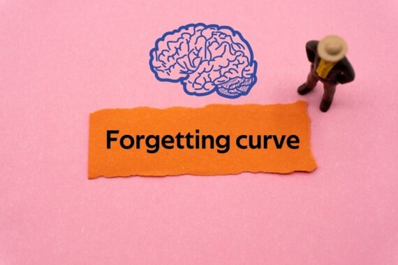 forgetting-curve-word-written-on-slip