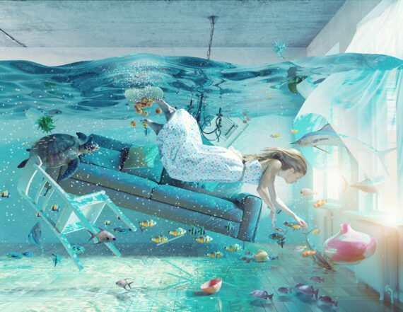 underwater-view-flooding-interior-young-woman